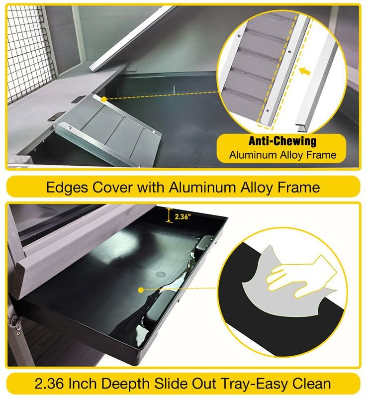 Aivituvin 15.7-in Indoor and Outdoor Small Pet Habitat