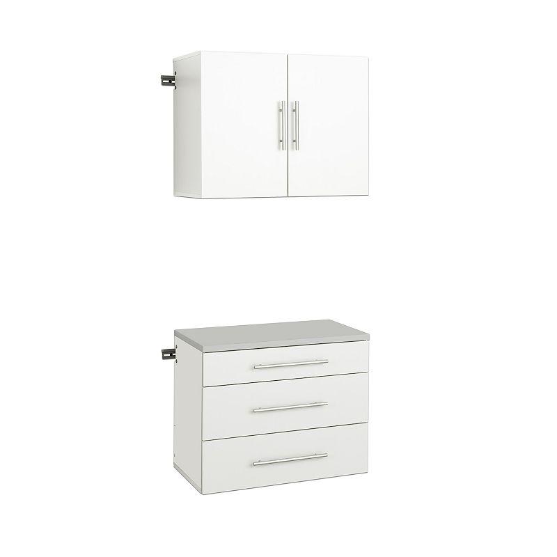 Prepac HangUps A 30-in. Storage Cabinet 2-piece Set