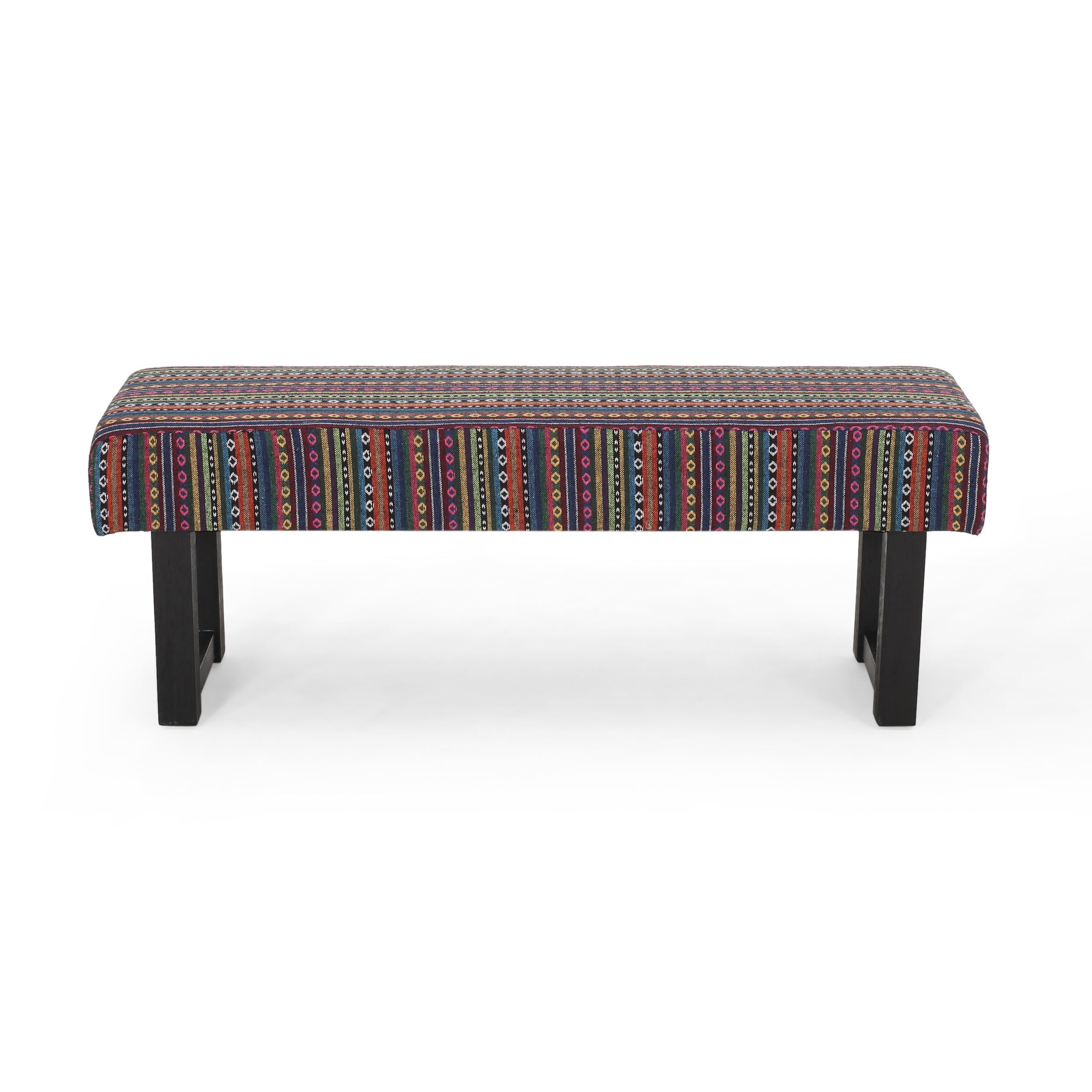 Shelby Boho Fabric Bench