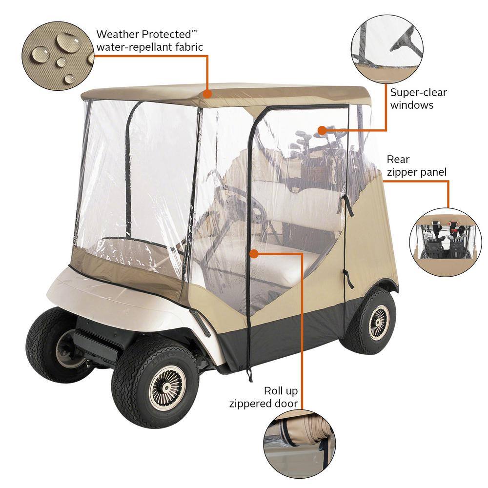 Classic Accessories Travel 4-Sided Golf Car Enclosure 72052