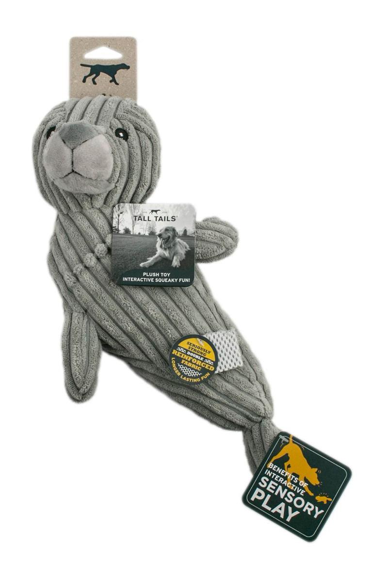 Tall Tails Crunch Seal Dog Toy