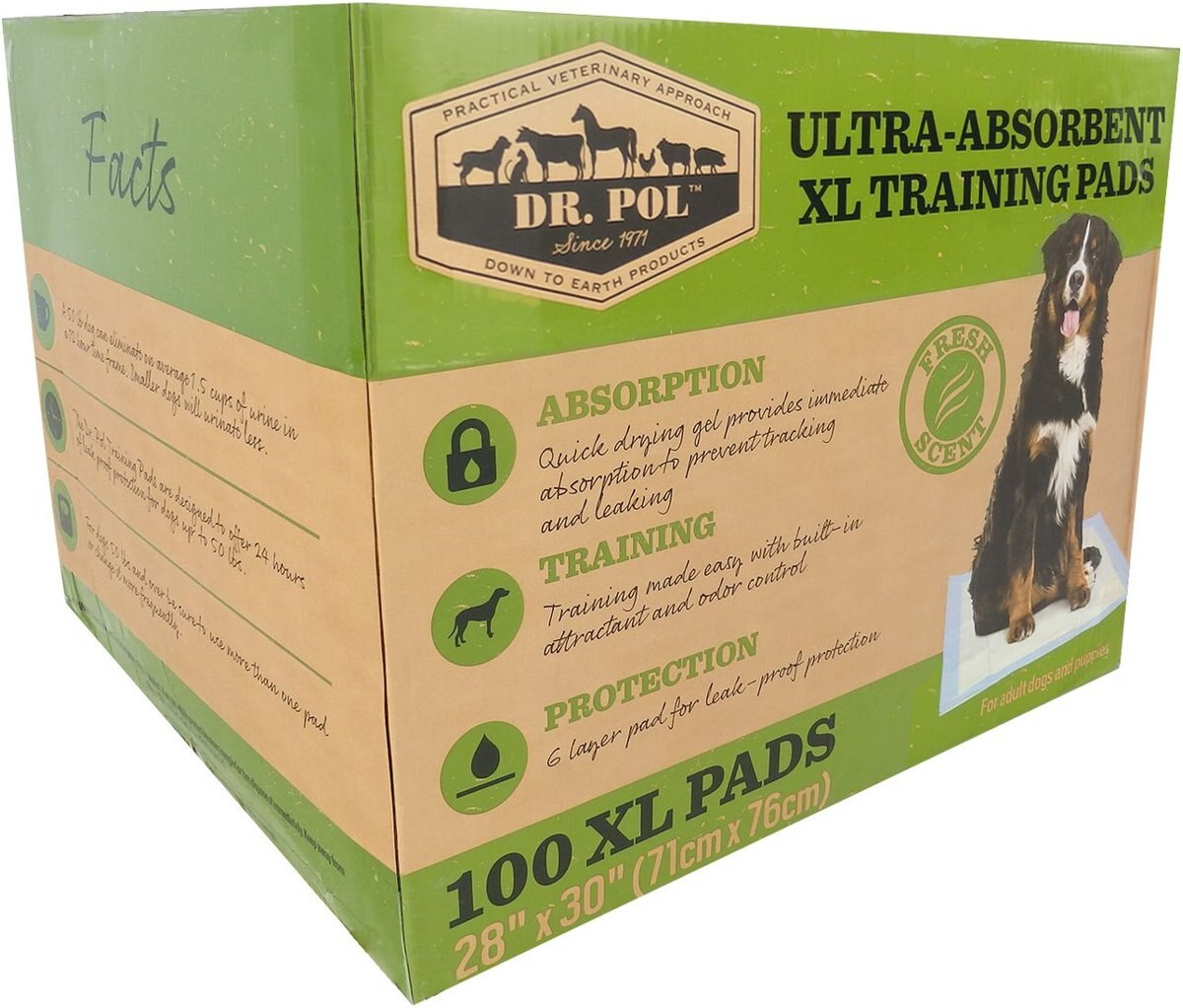 Dr. Pol 28x30-in Fresh Scent Dog Training Pad