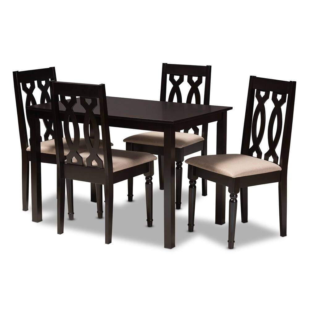 Modern and Contemporary Upholstered 5 Piece Dining Set