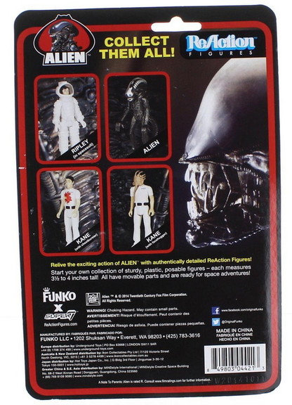 Funko FNK 4421 C Alien Funko Reaction 3 3/4 quot...