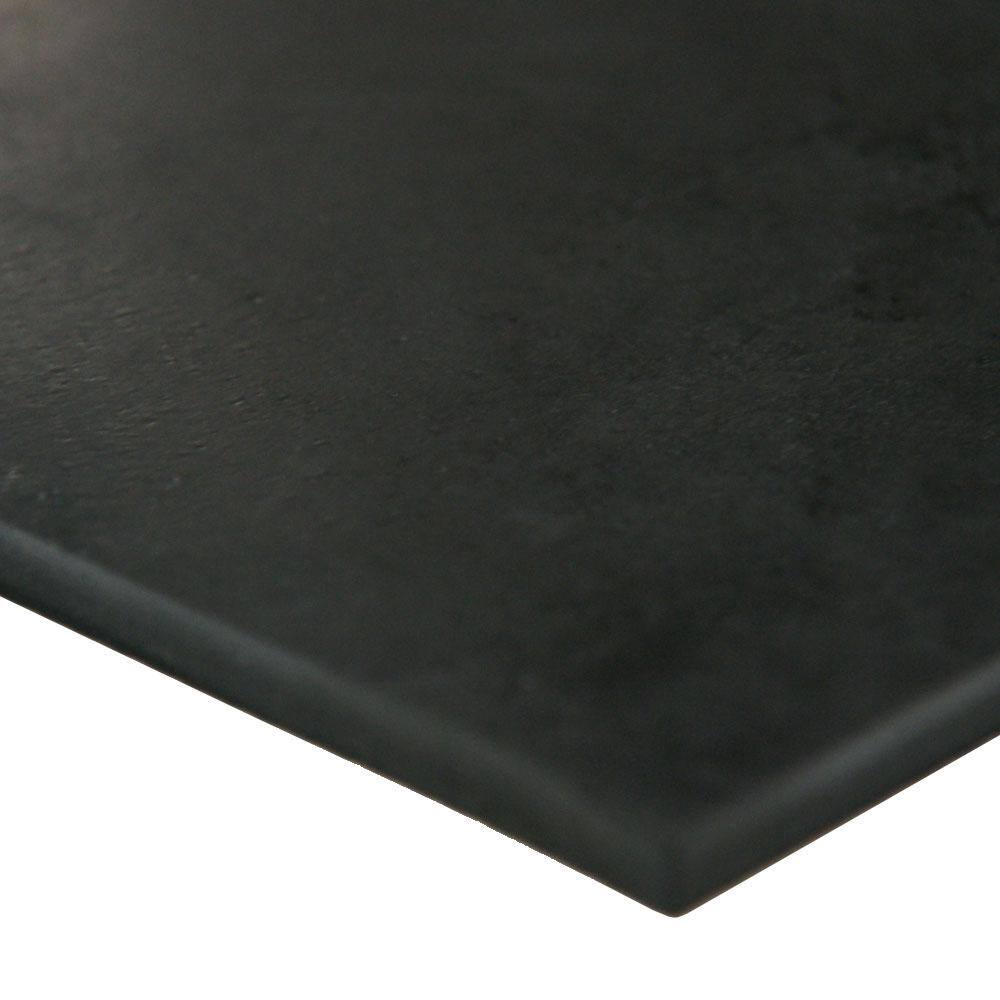 Rubber-Cal 50A Durometer Neoprene Sheet 18 in. Thick x 24 in. Width x 36 in. Length Smooth Finish Black Rubber Sheet (6 sq. ft.) 30-005-125-024-036