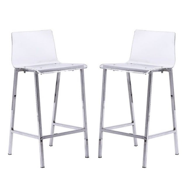 Sasha Stool Clear Acrylic Ghost stool - 35