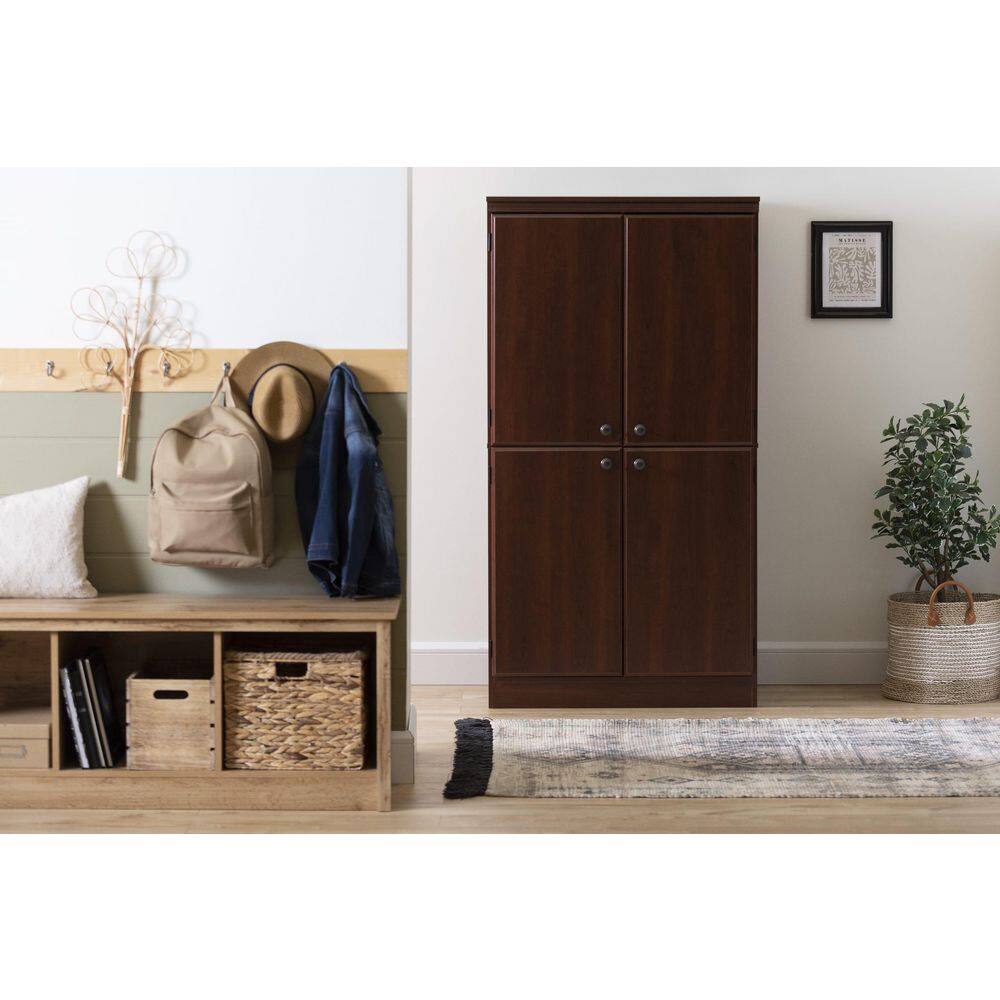 South Shore Morgan Royal Cherry Storage Cabinet 7246971