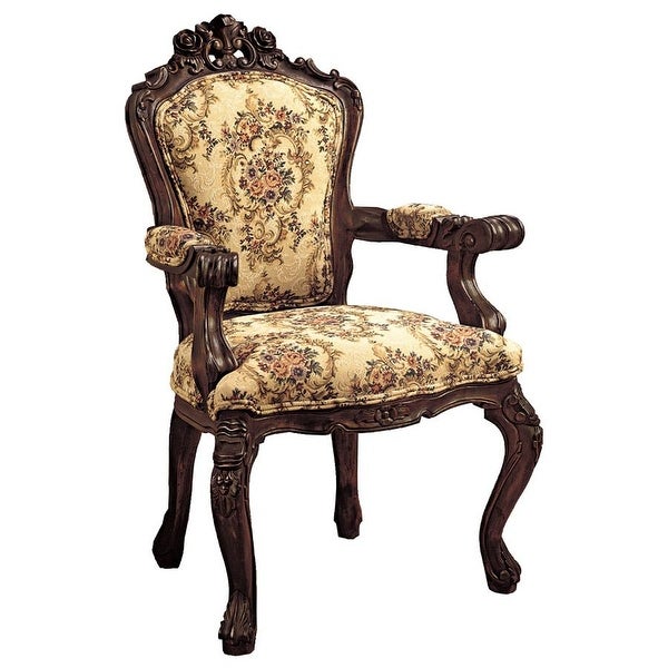 Design Toscano Carved Rocaille Chair