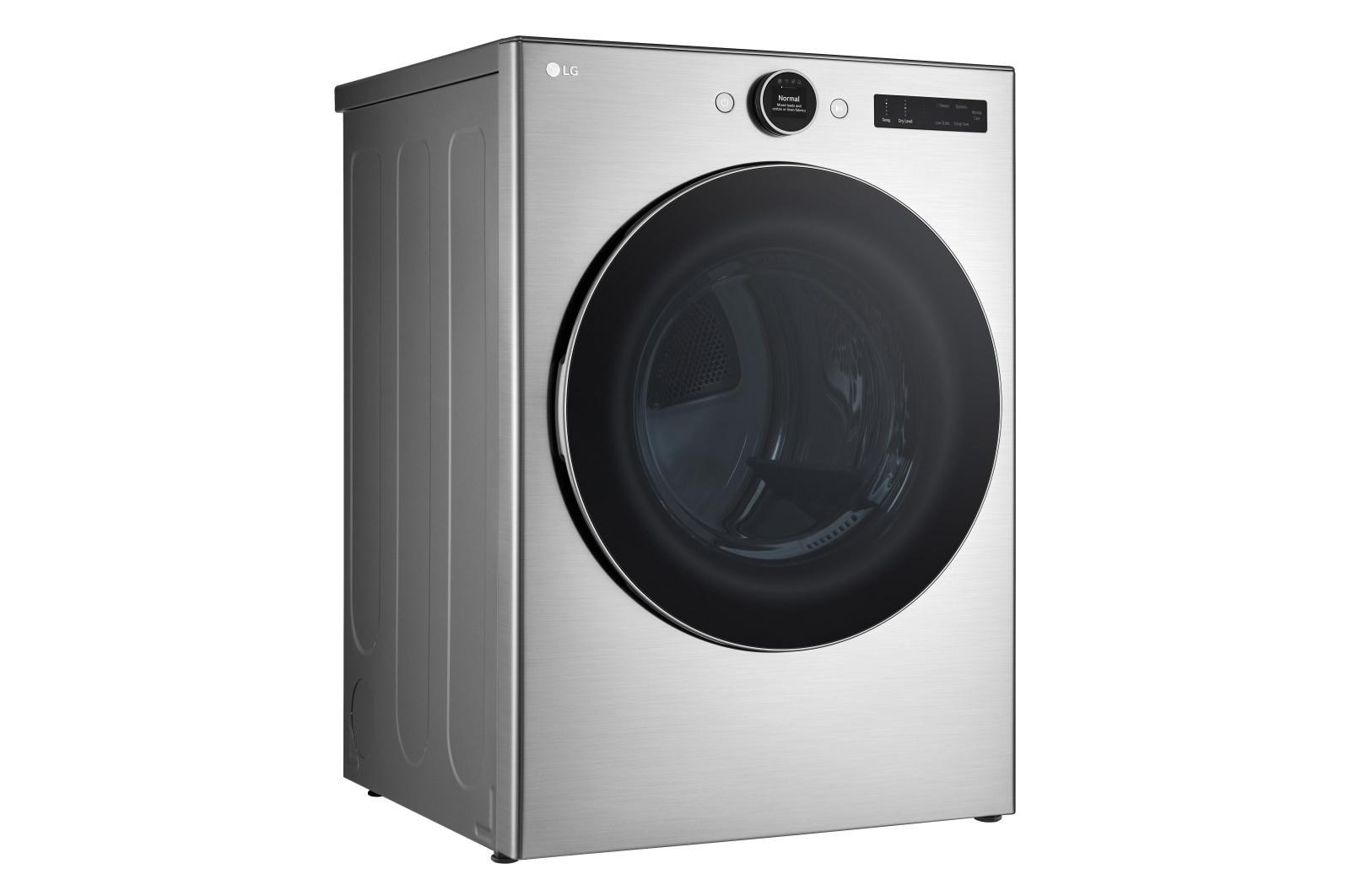 Lg DLEX5500V 7.4 Cu. Ft. Ultra Large Capacity Smart Front Load Electric Energy Star Dryer With Sensor Dry & Steam Technology