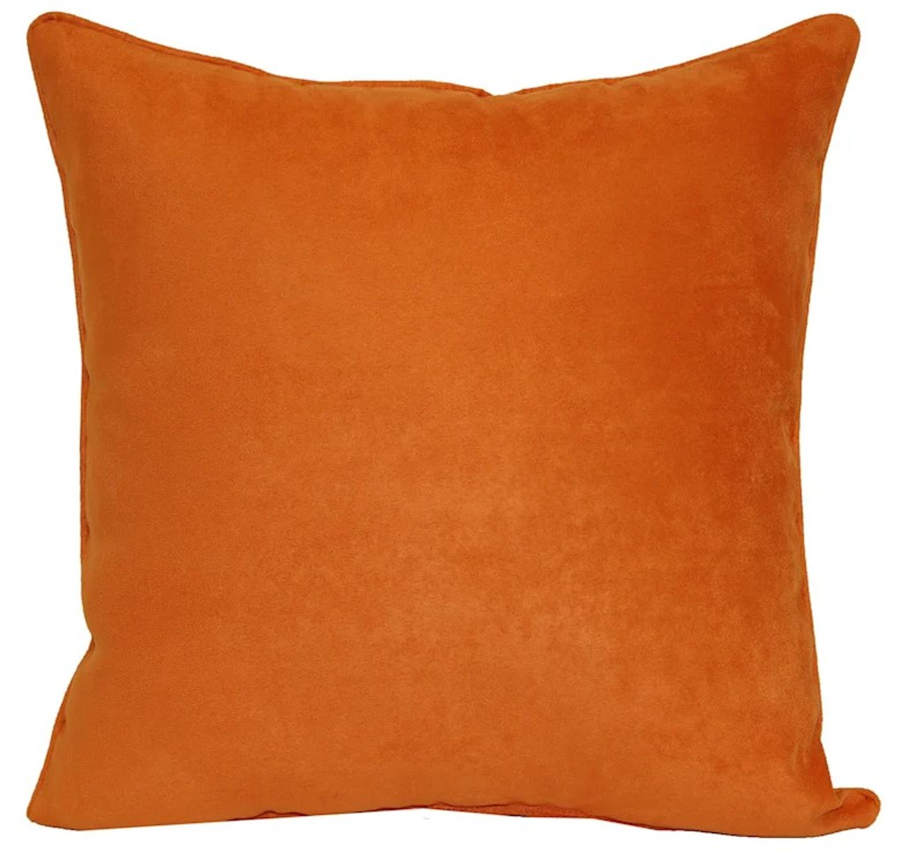 Oversize Square Throw Pillow Coral Orange