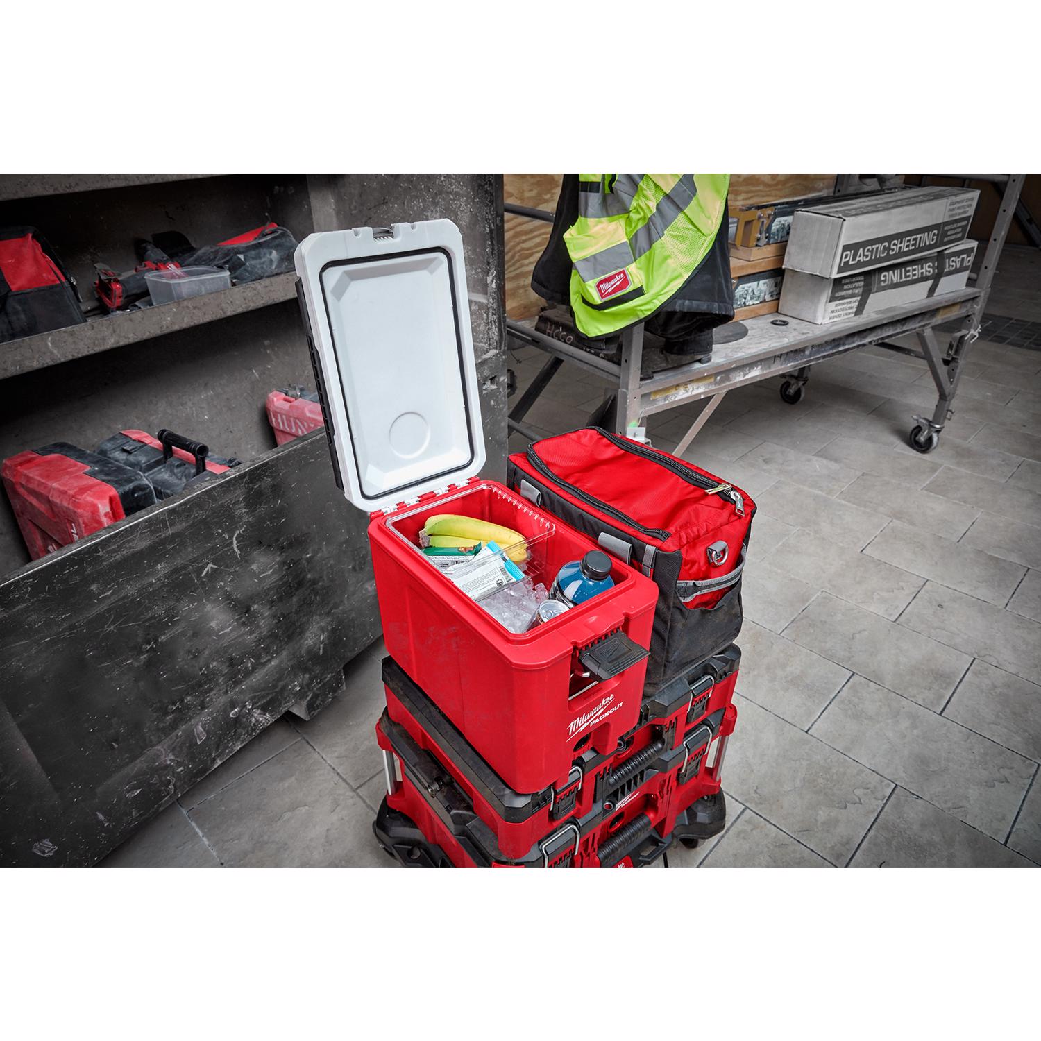 MW Packout Red 16 qt Cooler