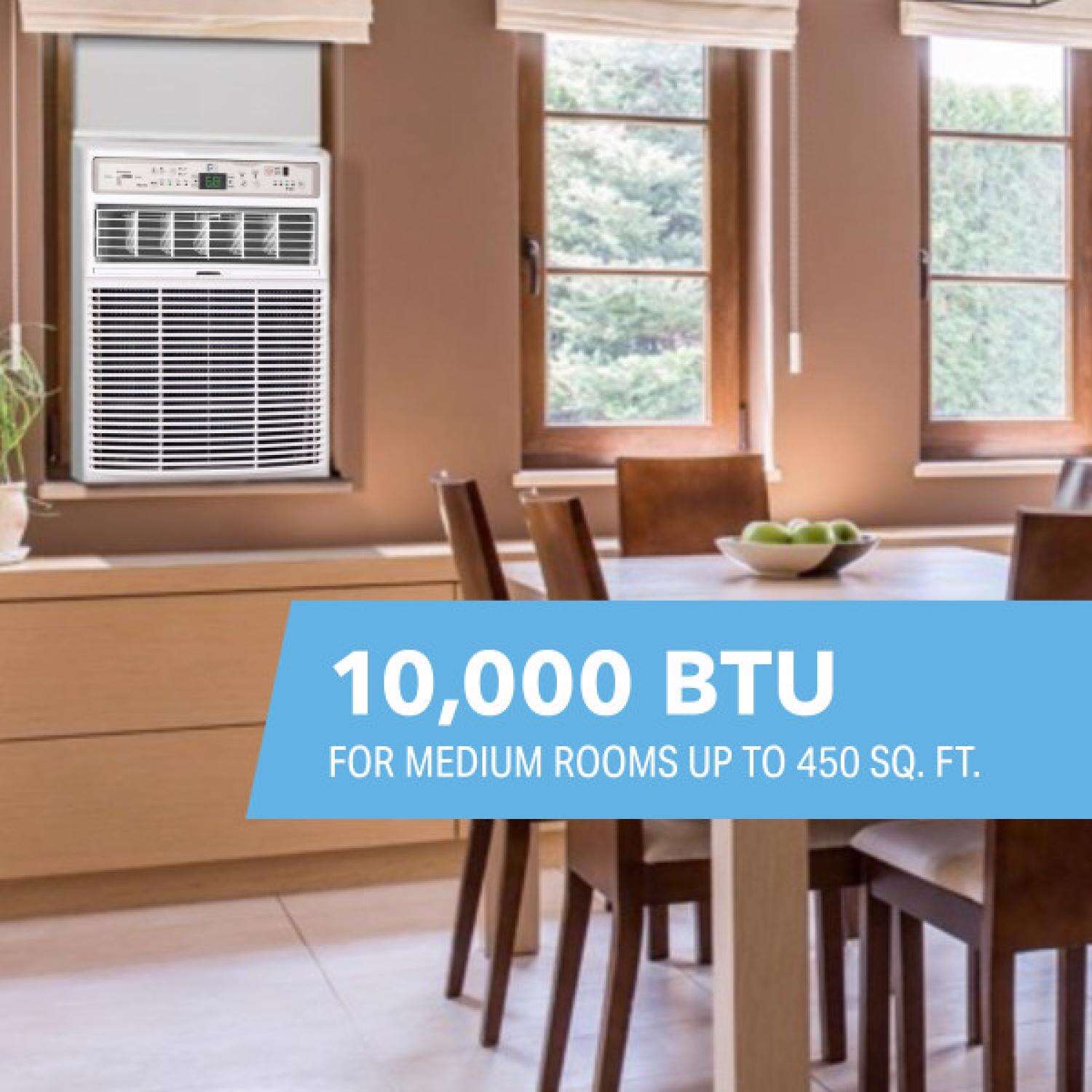 Perfect Aire 10000 BTU Casement Air Conditioner w/Remote