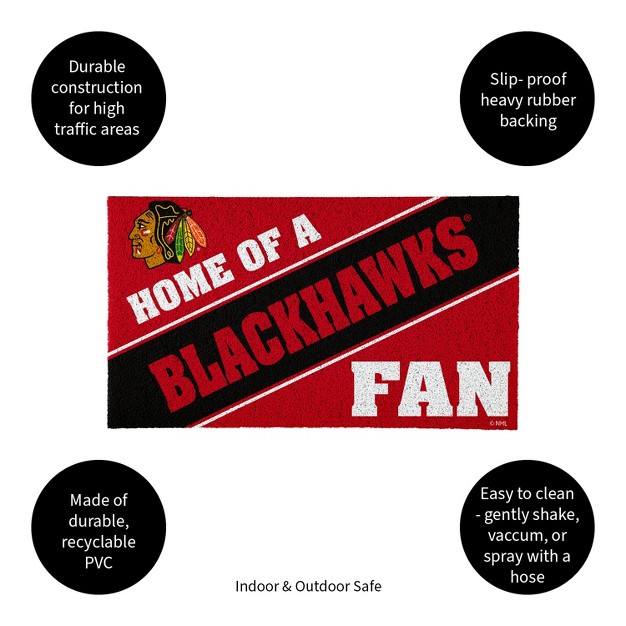 Evergreen Chicago Blackhawks Pvc Mat Color