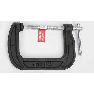 Husky 4 in. Drop Forged C-Clamp 97892