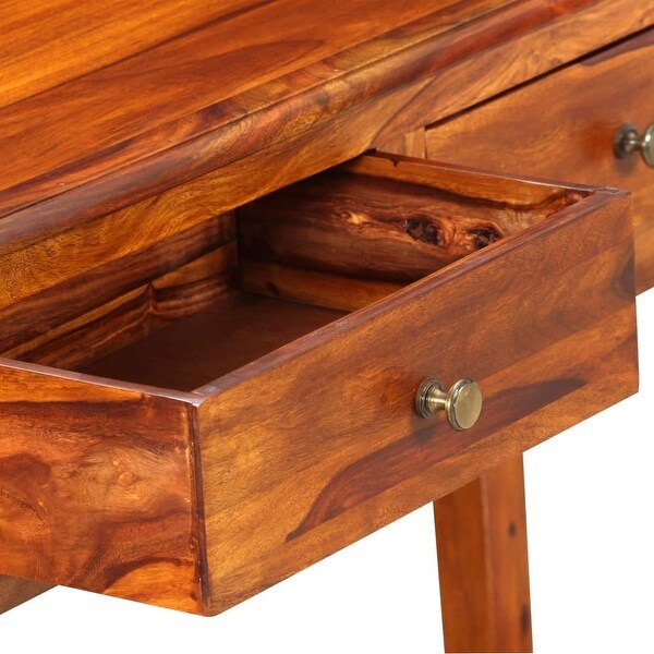 Console Table Solid Sheesham Wood 35.4