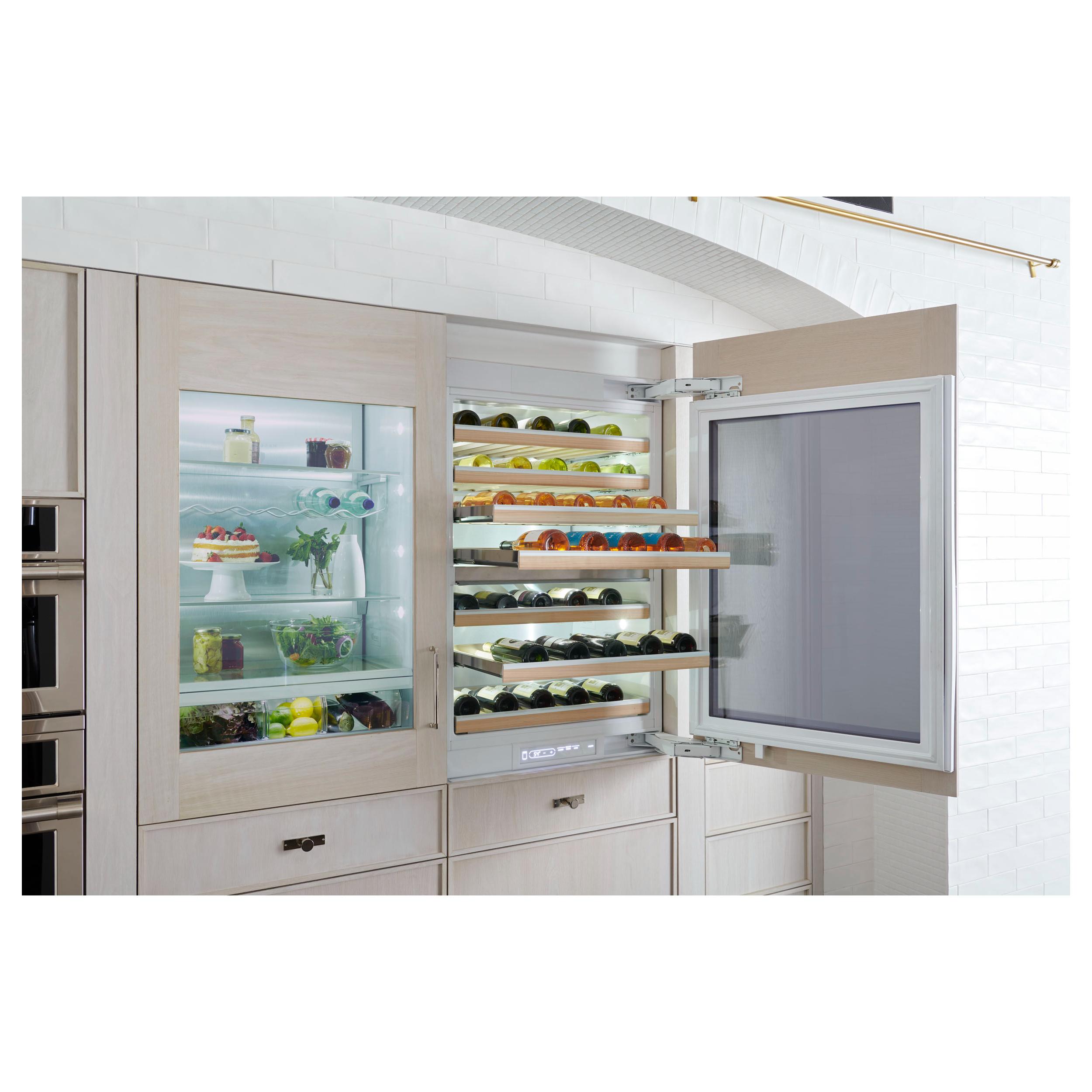 Monogram 106-Bottle Fully Integrated Wine Refrigerator ZIW303NPPII