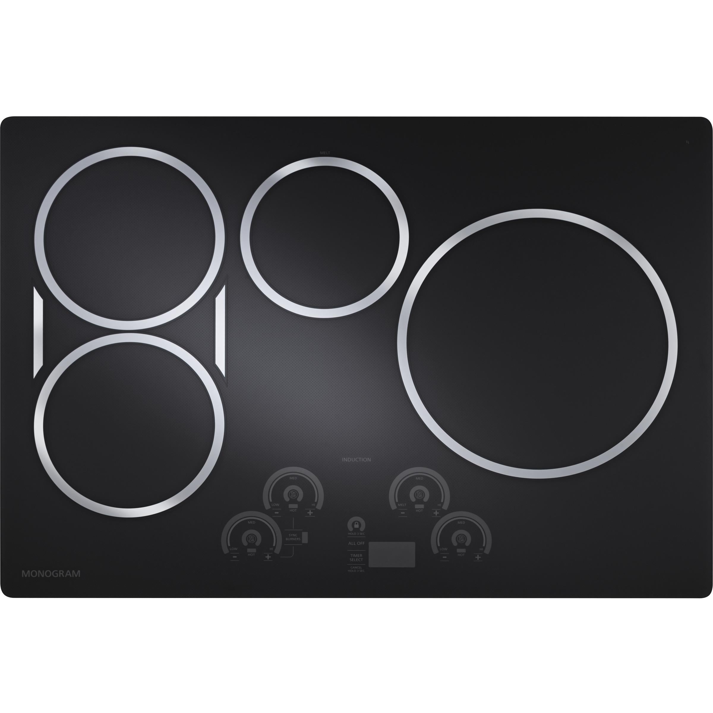 Monogram 30-inch Built-In Induction Cooktop ZHU30RDJBB