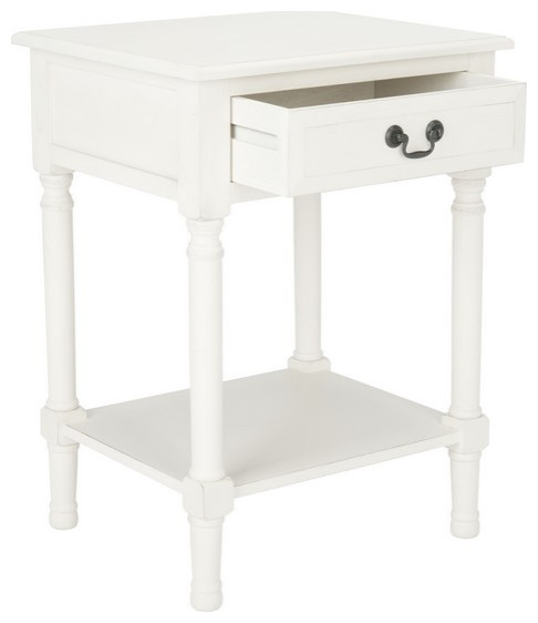 Whitney 1 Drawer Accent Table Safavieh   Traditional   Side Tables And End Tables   by Safavieh  Houzz