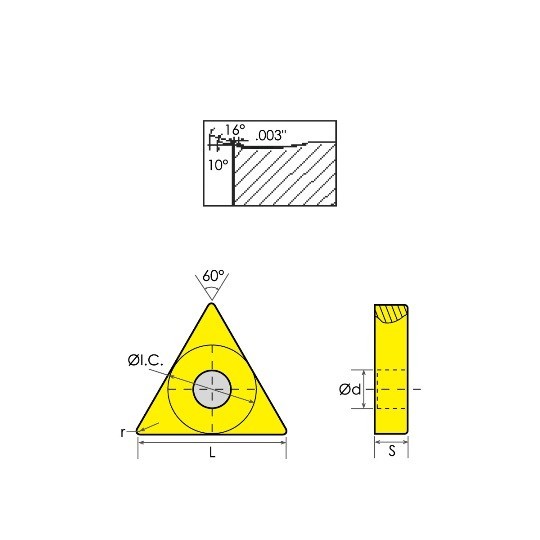 ABS Import Tools TNMG 433 DF COATED CARBIDE INSERT...