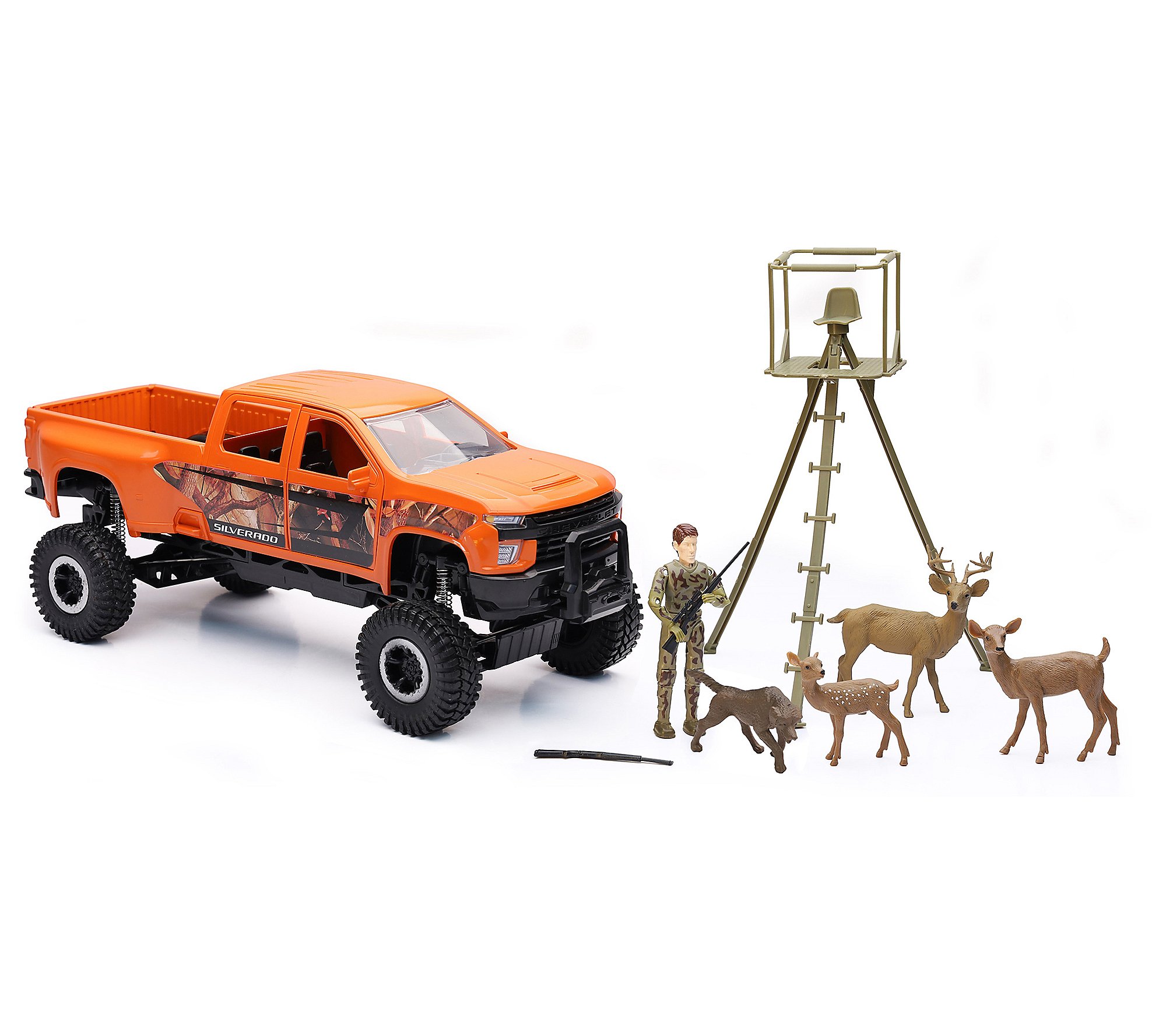 New Ray Truck and Deer Wildlife Hunter Toy Set