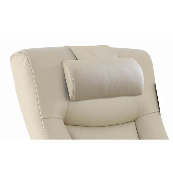 Selby Beige Breathable Air Leather Cervical Pillow