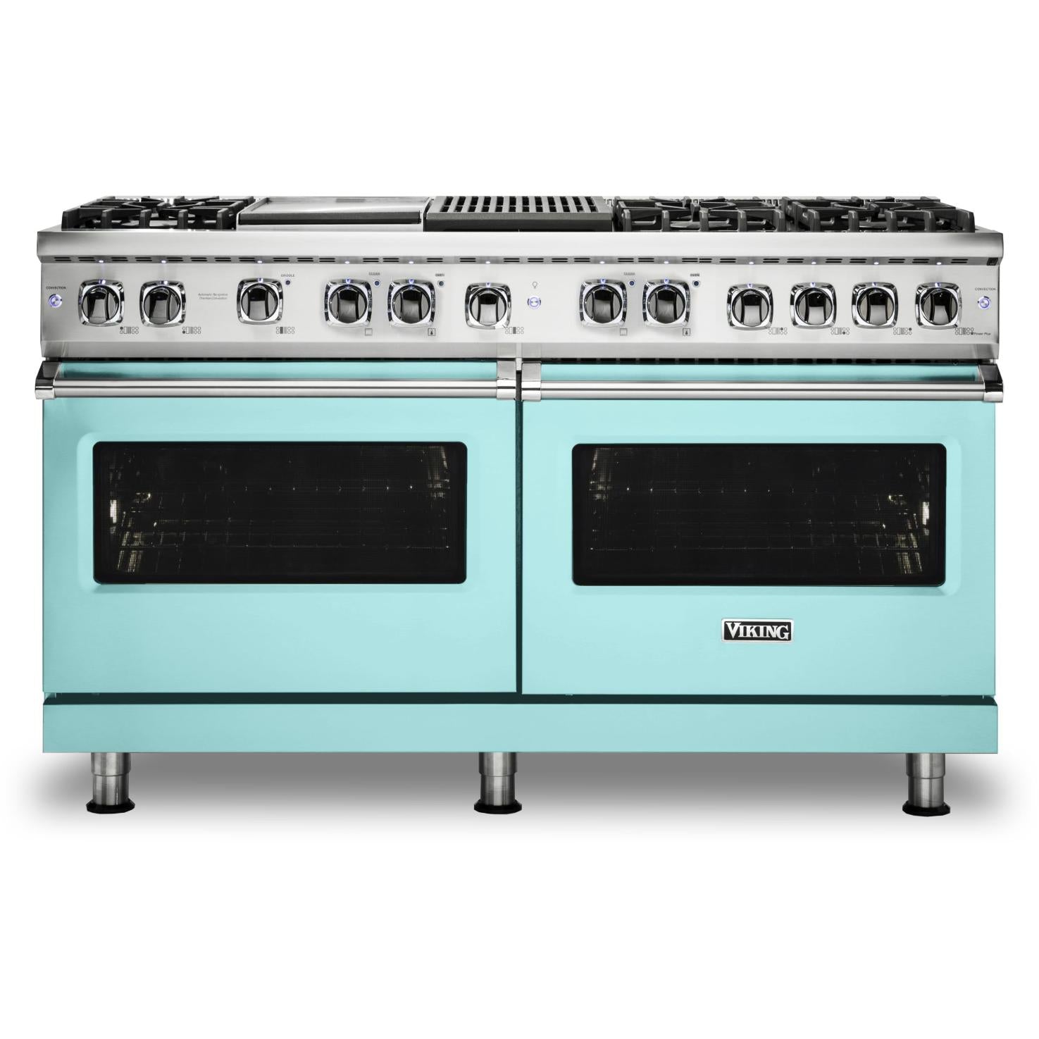 Viking 60-inch Freestanding Dual-Fuel Range with TruConvec Convection Cooking CVDR560-6GQBWLP