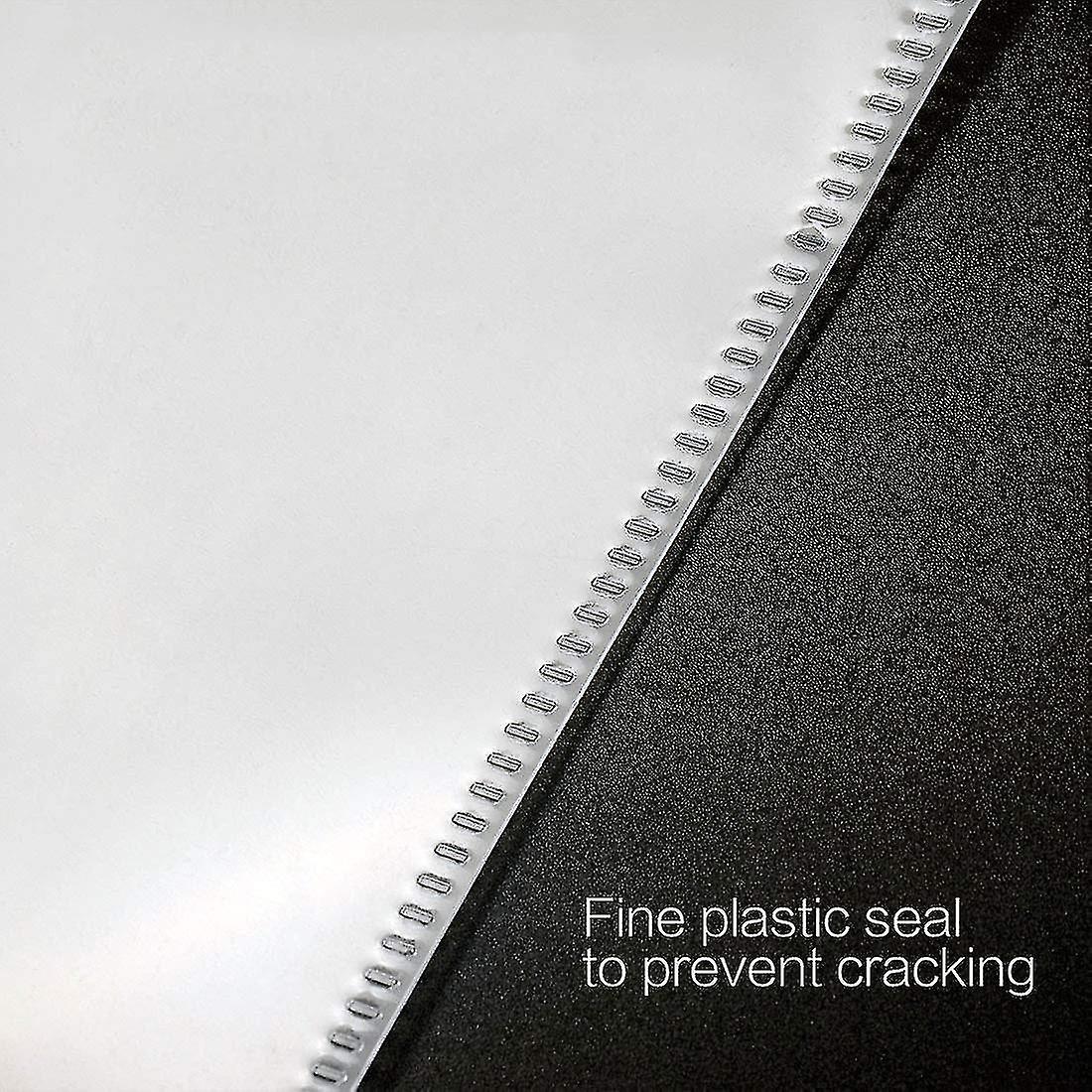 A4 Clear Plastic Wallets， 30pcs File Folders Plastic Popper File Wallet Document Folder For School O