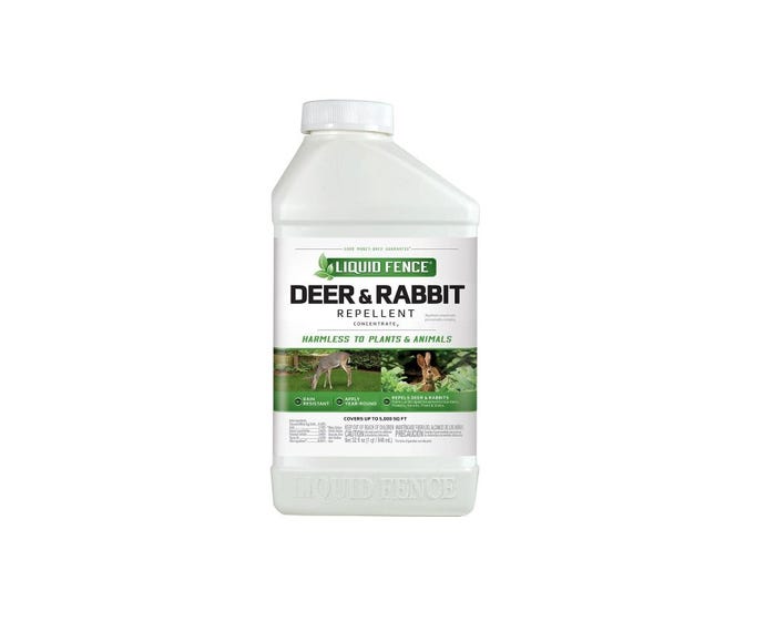 Liquid Fence Deer and Rabbit Repellent 1 Quart Concentrate - HG-71136