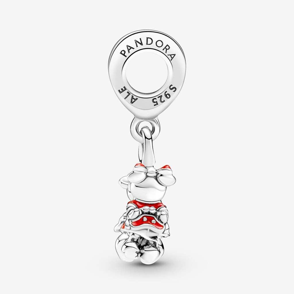 PANDORA  Disney Mickey Mouse & Minnie Mouse Kissing Dangle Charm