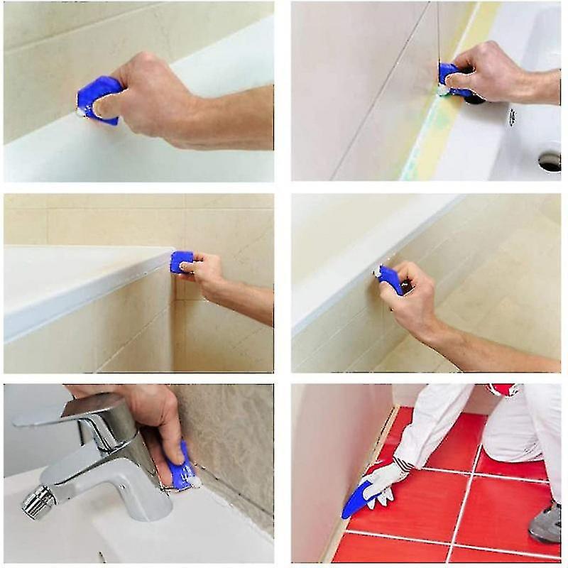 16pcs Plastic Putty Knife Set， Flexible Plastic Scraper For Wall Spackling Patching Painting， Plasti