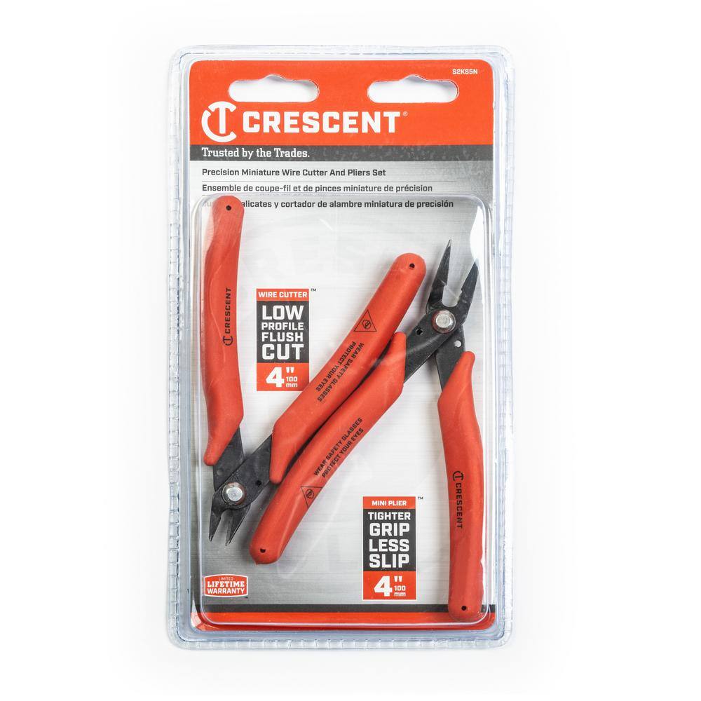 Crescent 5 in. Shear-Cutter Plier Set (2-Piece) S2KS5NN