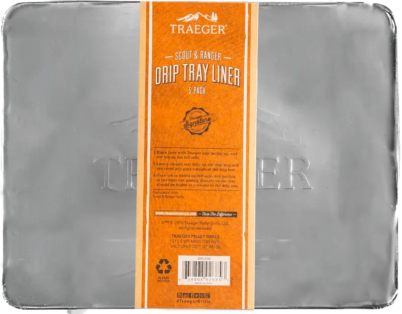 Traeger Drip Tray Liner 5 Pack - Ranger