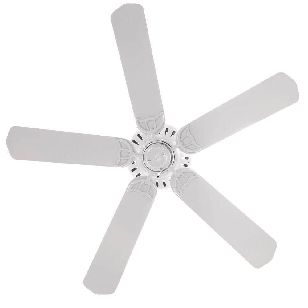 Hunter Bridgeport 52 in IndoorOutdoor White Ceiling Fan with Remote