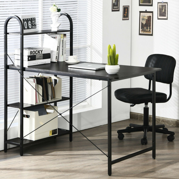 Costway 78915603 48 Inch Reversible Computer Desk ...