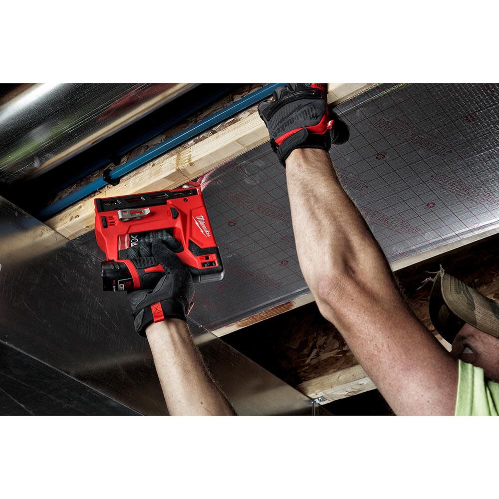 Milwaukee M12 3/8 in. Crown Stapler 2447-20 from Milwaukee