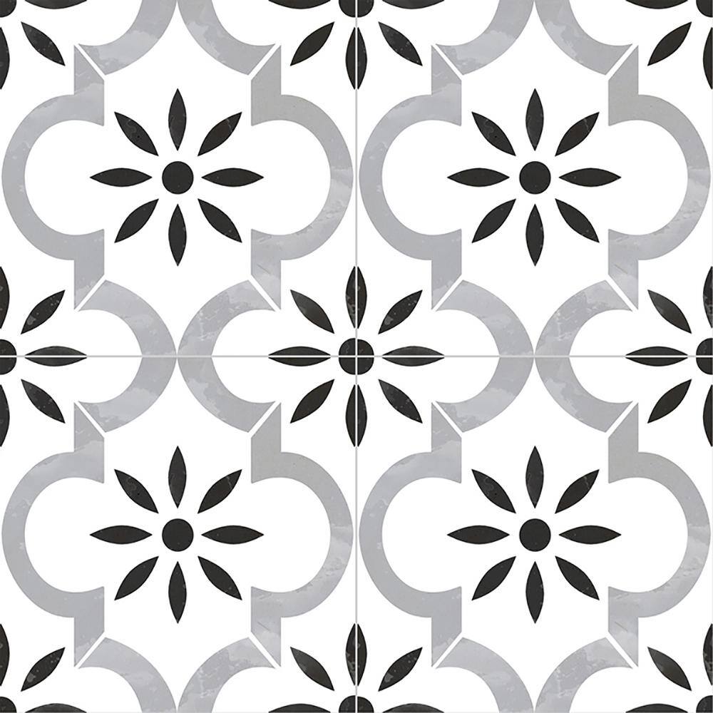 MSI Azila Encaustic 8 in. x 8 in. Matte Porcelain Floor and Wall Tile (5.16 sq. ft.Case) NFLOBA8X8