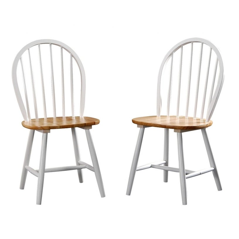 Windsor Farmhouse Dining Chairs， Set of 2