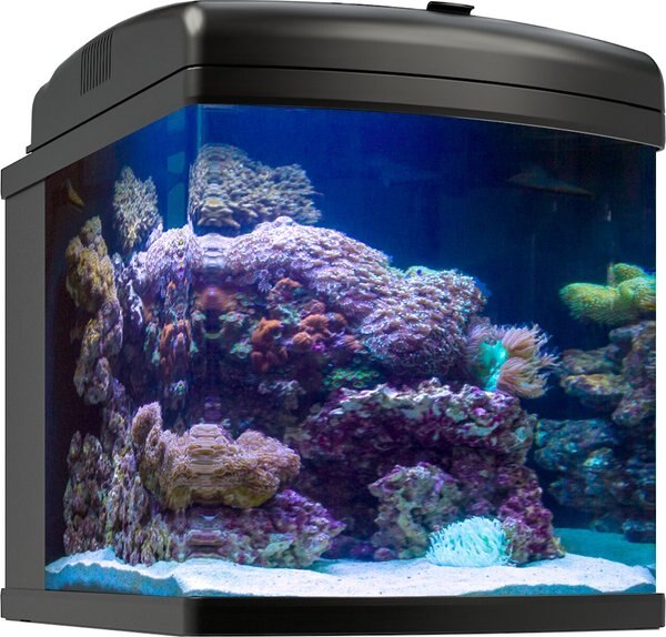 JBJ Aquarium Nano-Cube 40W Wifi LED Fish Aquarium， 28-gal