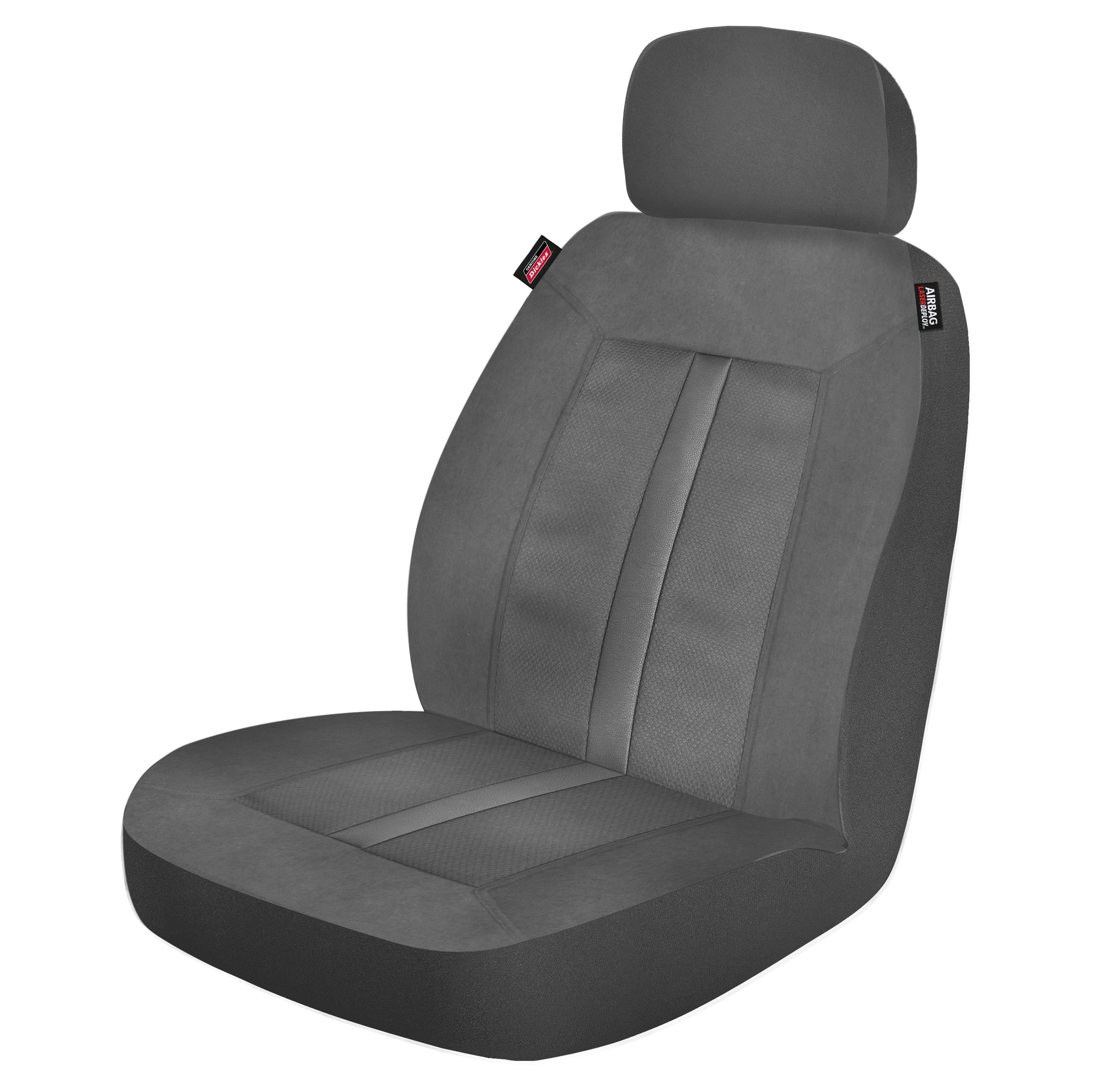 Genuine Dickies 2 Piece Sorrento Car Seat Covers Gray， 43262WDI