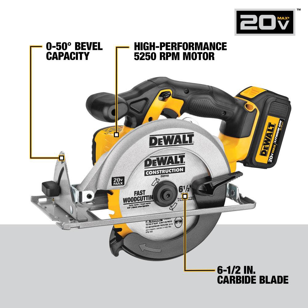 DEWALT 20V MAX Compact 5-Tool Combo Kit DCK521D2 from DEWALT