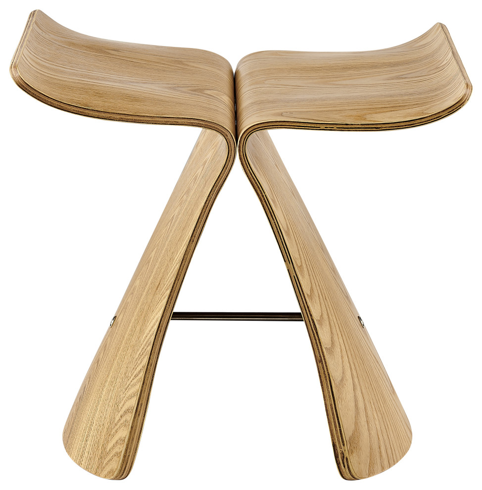 Fleur Side Table  Natural   Modern   Side Tables And End Tables   by Euro Style  Houzz