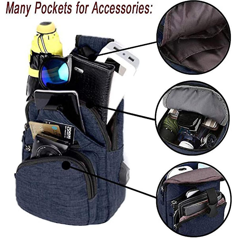 Sling Bag - Shoulder Backpack Chest Bags Crossbody Daypack For Women Men