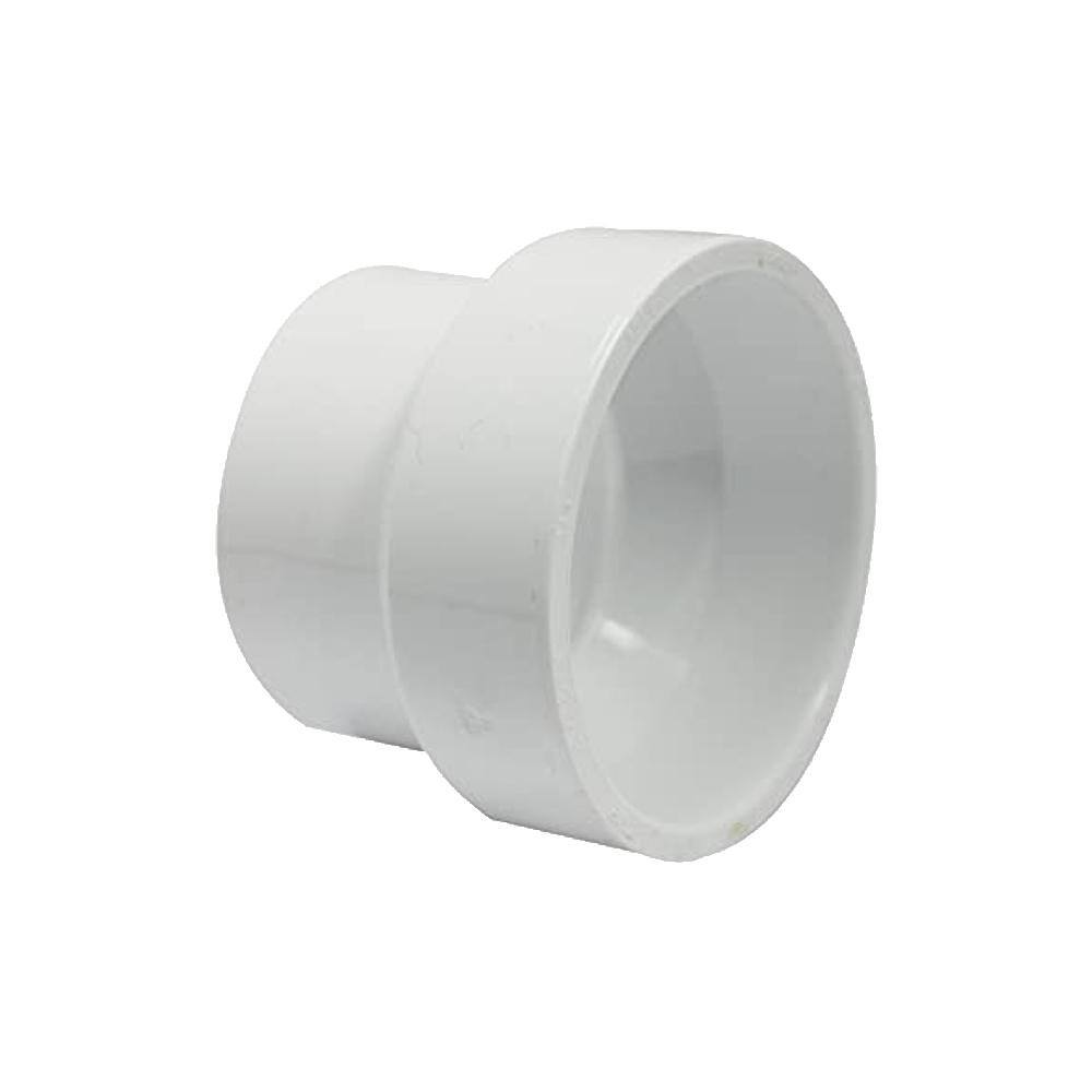 VPC 2 in. x 1-12 in. PVC DWV Hub x Hub Reducing Coupling Fitting 34-LP102-251B