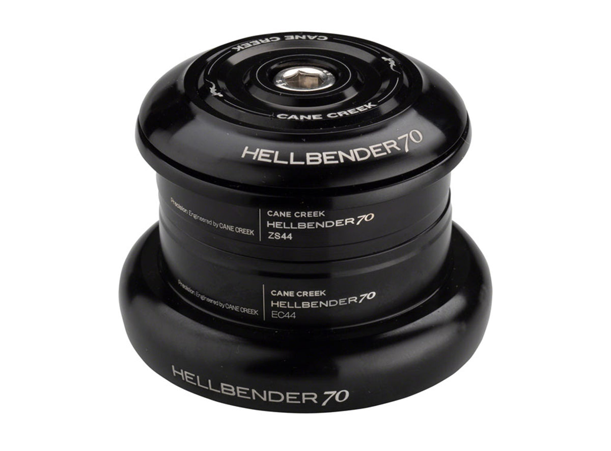 Cane Creek 70 Series Hellbender Headset - Zero Stack/External Cup - Black
