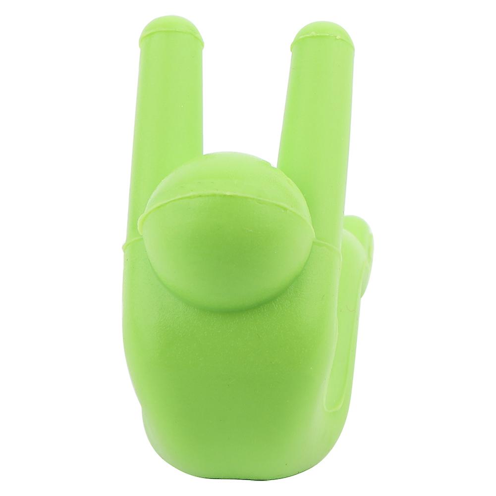 Silicone Clip Pot Lid Phone Holder Raise The Lid Prevent Pot Overflow(green)