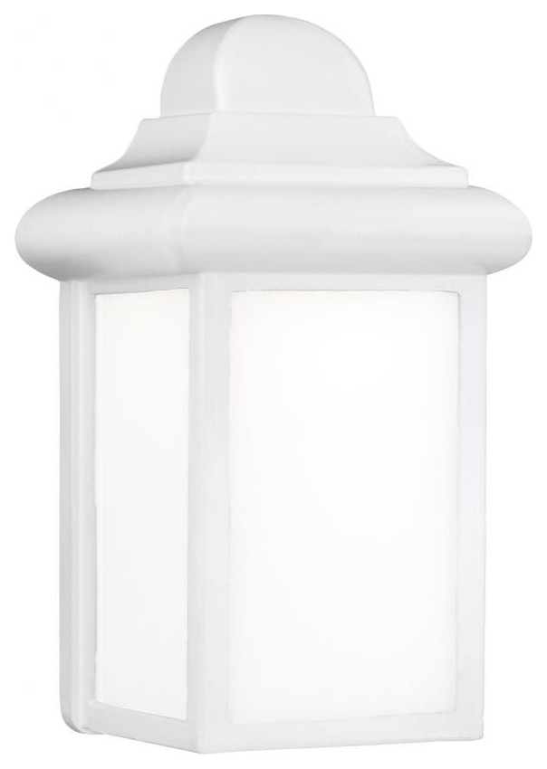 Mullberry Hill 9 Outdoor Wall Light in White   Transitional   Outdoor Wall Lights And Sconces   by Lights Online  Houzz