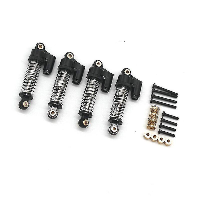 Metal Shock Absorbers Oil Damper For Fms Fcx24 1/24 Rc Crawler Car Upgrades Parts Accessories，black