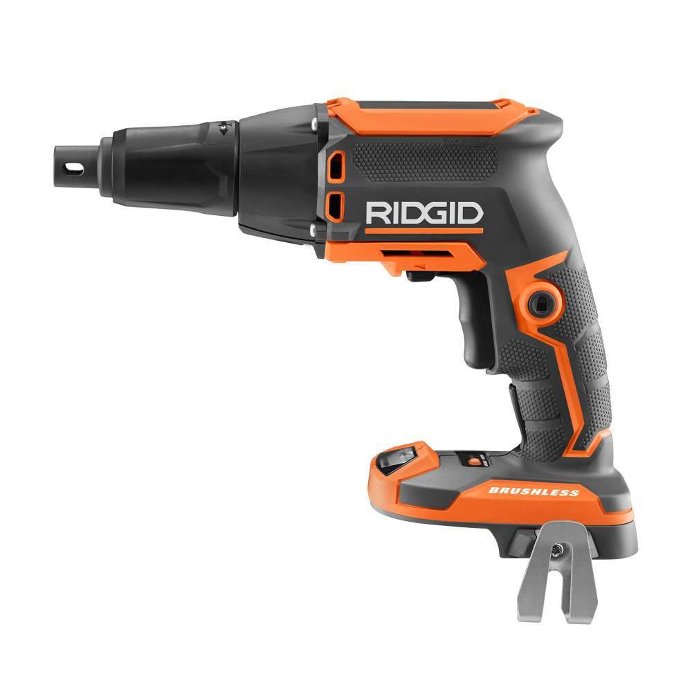 RIDGID 18V Brushless Cordless Drywall Screwdriver with Collated Attachment (Tool Only) R86630B