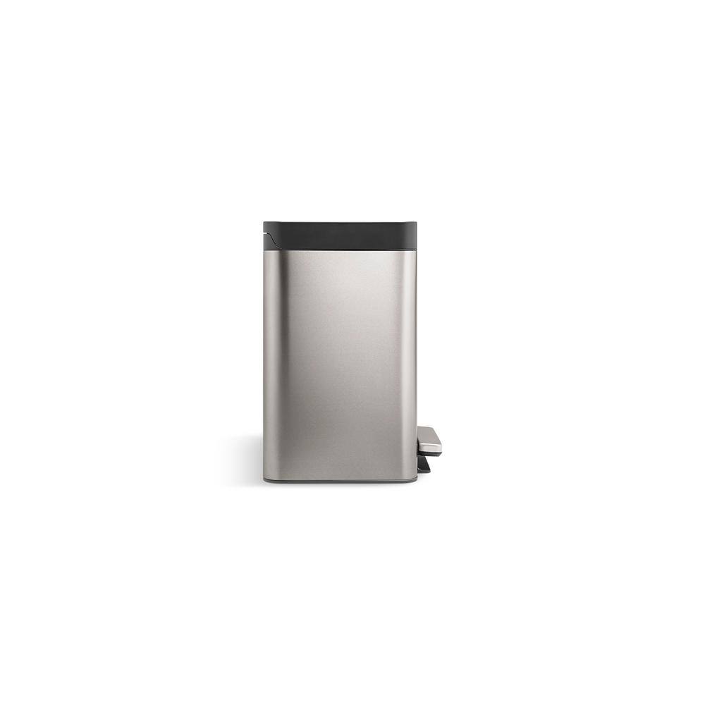 KOHLER 8 Gal. Pantry Stainless Steel Trash Can with Stainless Steel K-20942-ST