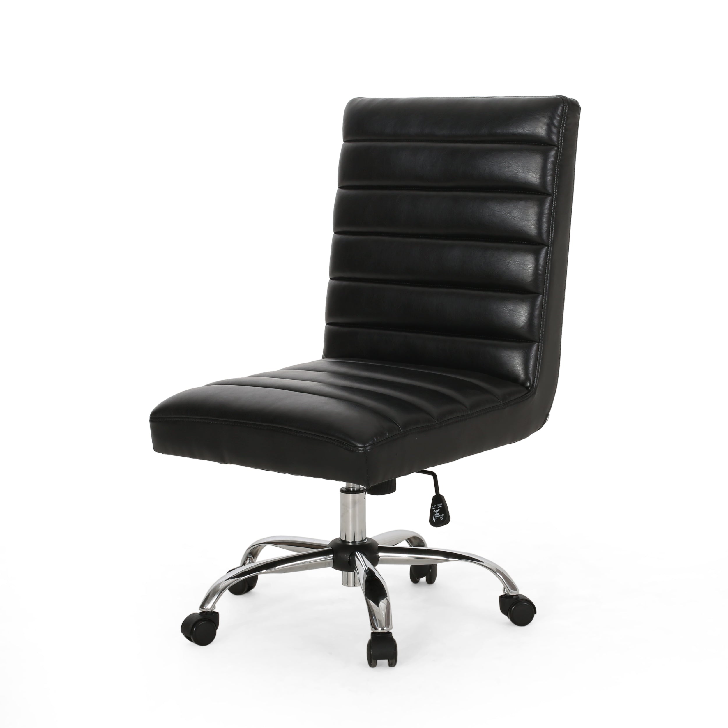 Desmet Contemporary Channel Stitch Swivel Office Chair